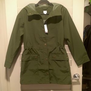 NWT J Crew Rain Jacket